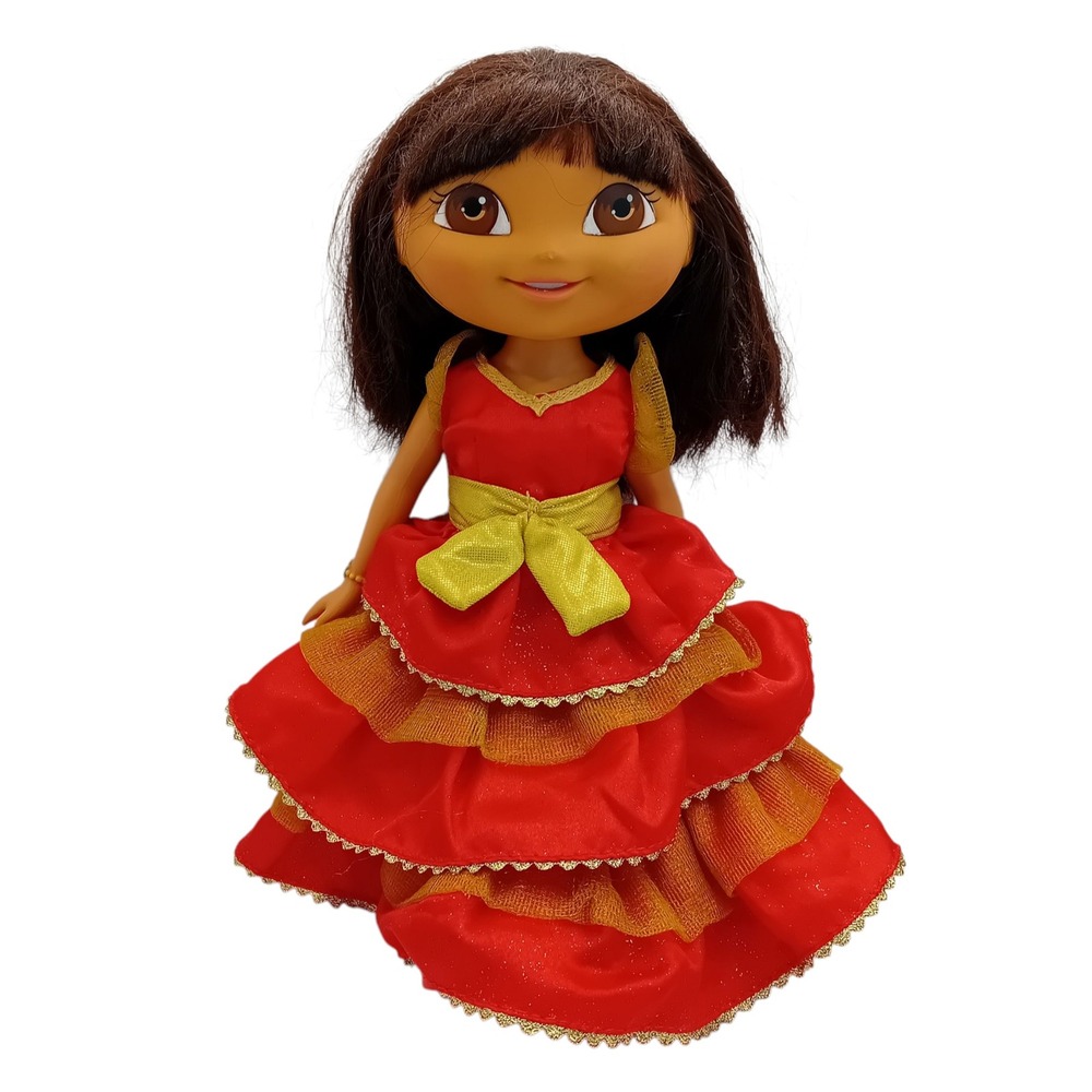 2009 Y2K Fisher Price Dora Explorer Holiday Doll Kidcore Nostalgia Toddlers READ